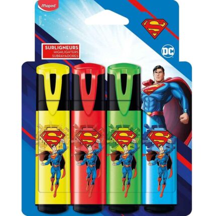 Մարկեր նշումների 4 գույն Superman Maped